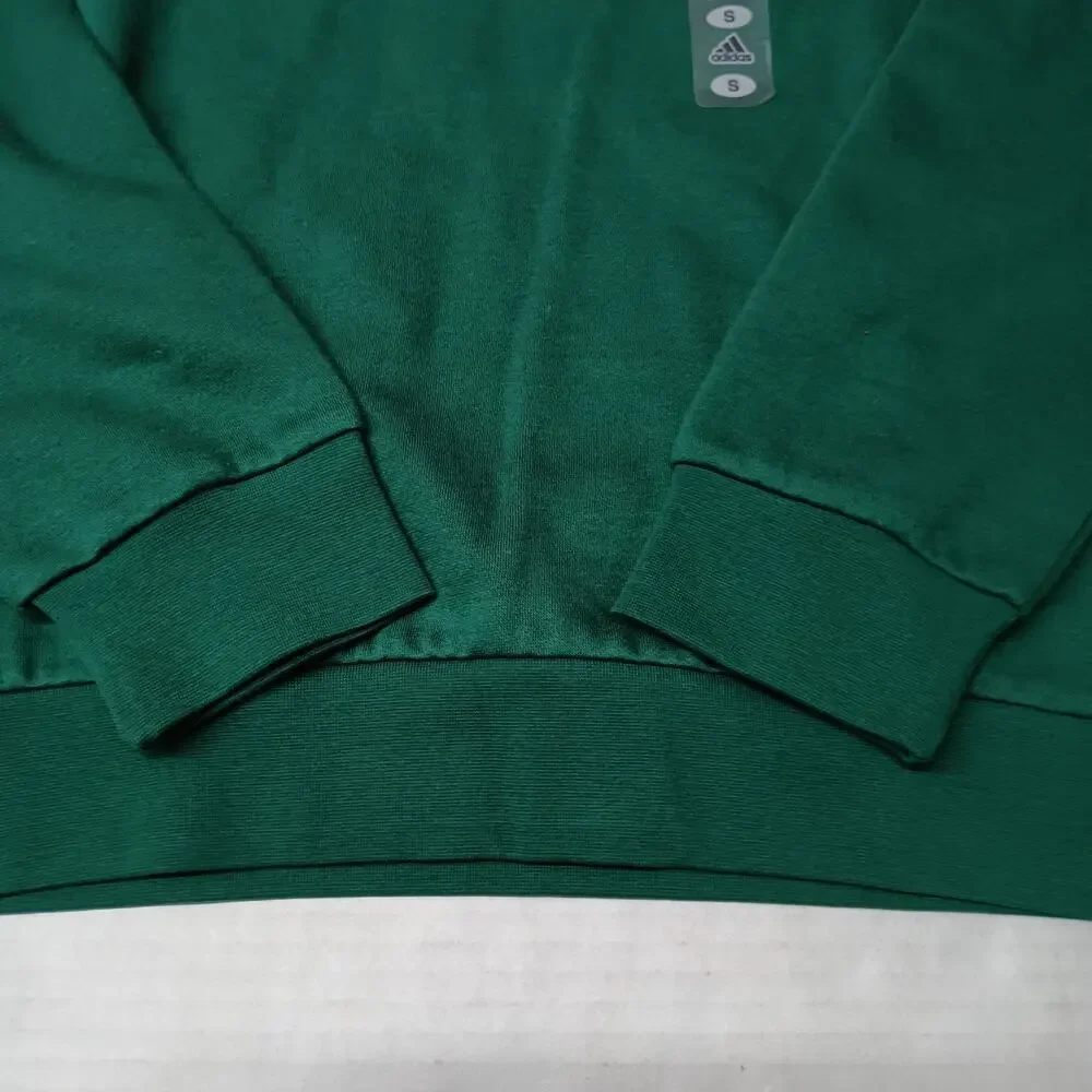Adidas Men's Feel Cozy Embroidered Sweatshirt Green‎ Size S